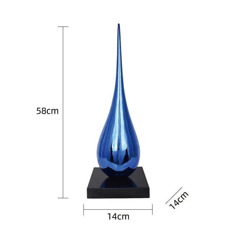 ChandeliersDecor.com-Supreme Sculptures-Water Drop Electroplated Ornament Home Decor