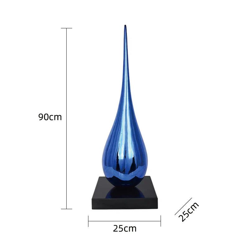 ChandeliersDecor.com-Supreme Sculptures-Water Drop Electroplated Ornament Home Decor
