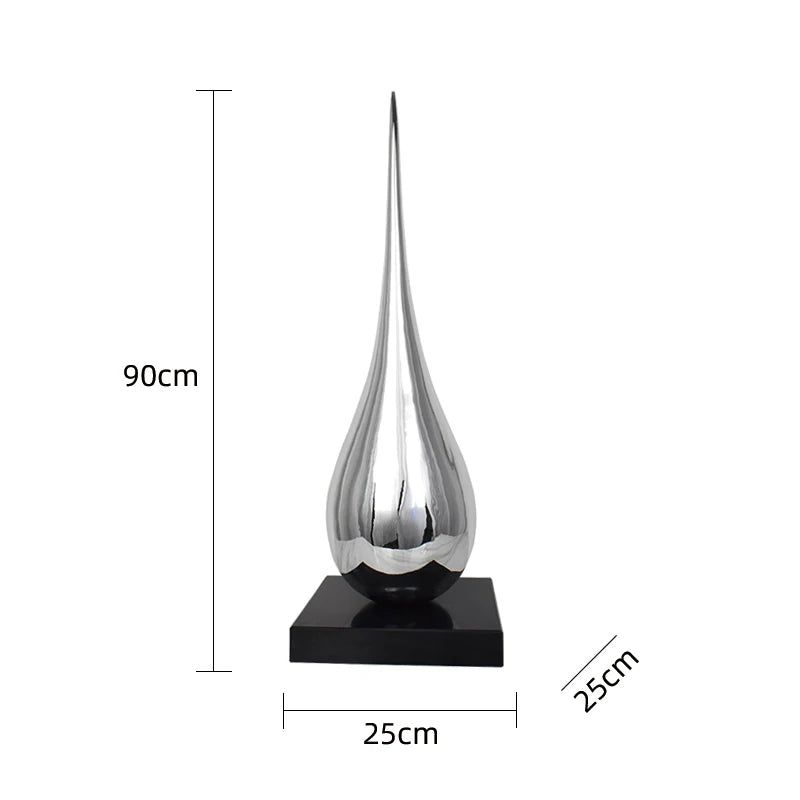 ChandeliersDecor.com-Supreme Sculptures-Water Drop Electroplated Ornament Home Decor