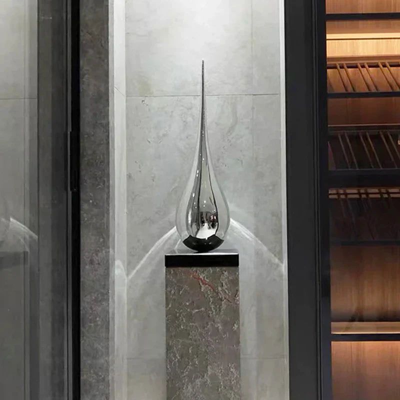 ChandeliersDecor.com-Supreme Sculptures-Water Drop Electroplated Ornament Home Decor
