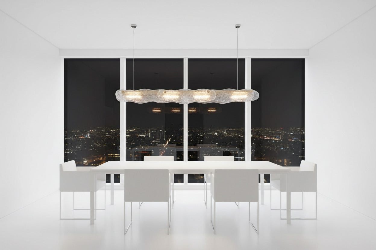 Water Ripple Glass Art Chandelier: Exquisite and Unique-ChandeliersDecor.com