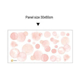 ChandeliersDecor.com-Watercolor Pink Polka Dots Wall Sticker