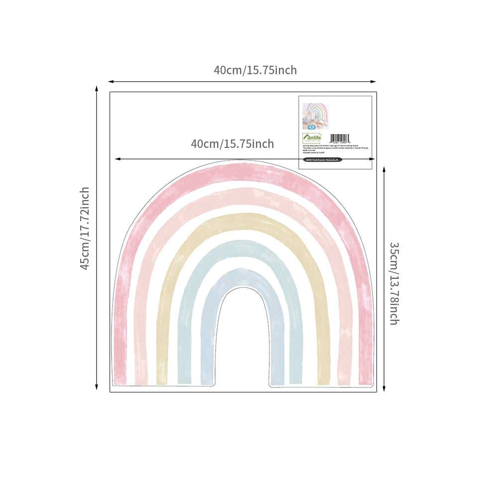 ChandeliersDecor.com-Watercolour Rainbow Wall Stickers