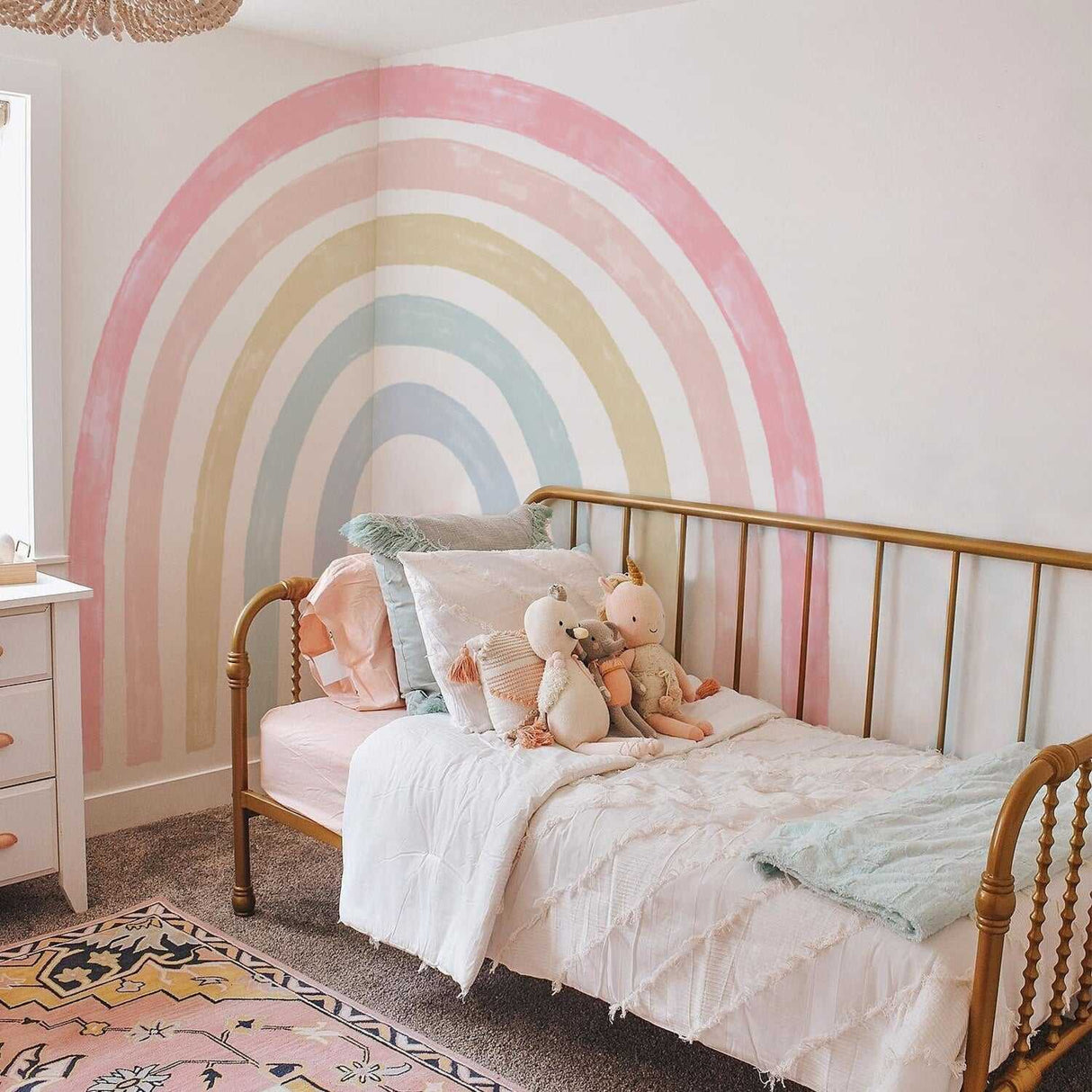 ChandeliersDecor.com-Watercolour Rainbow Wall Stickers