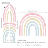ChandeliersDecor.com-Watercolour Rainbow Wall Stickers