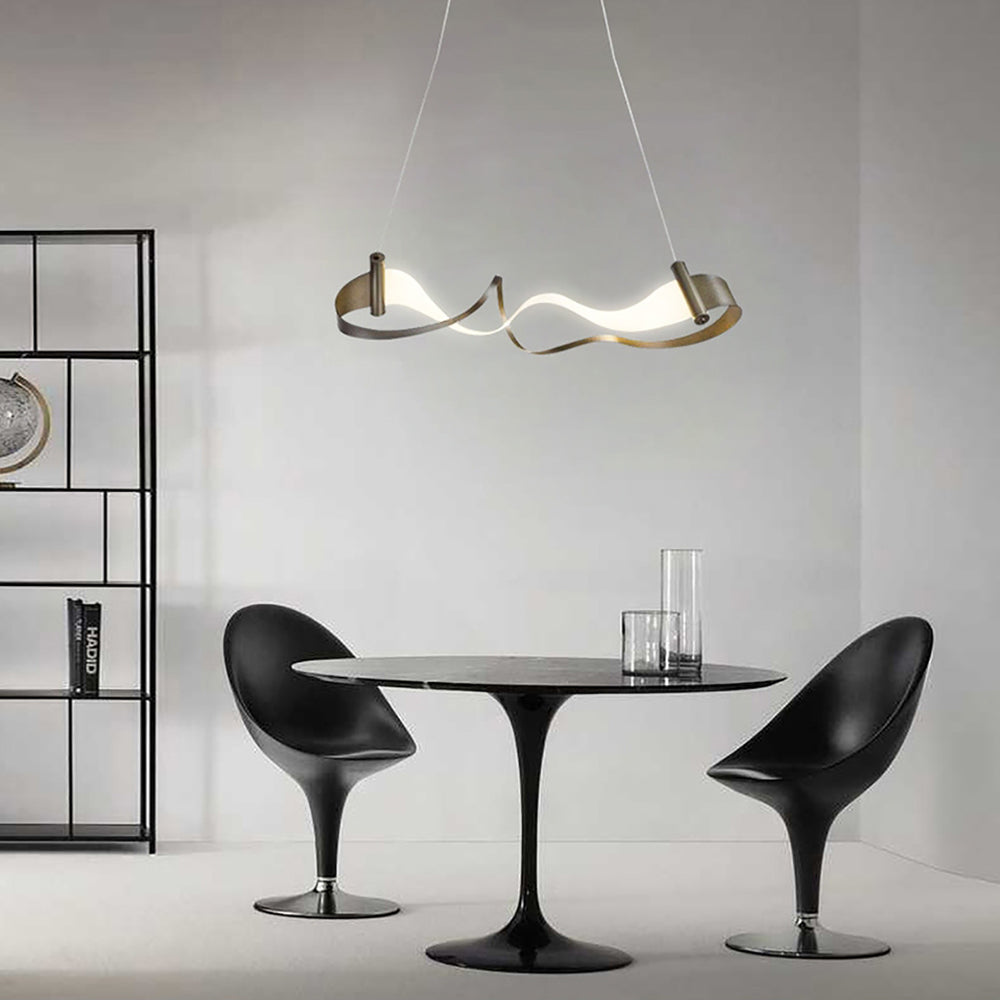 ChandeliersDecor.com-Kitchen Island-Wave Chandelier: Stylish Lighting for Any Space