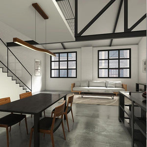 ChandeliersDecor.com-Kitchen Island-Wave Light: Wooden Wave Bar Hanging Light for Kitchen