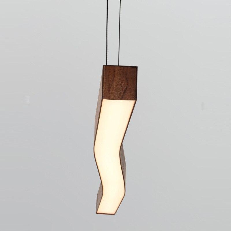 ChandeliersDecor.com-Kitchen Island-Wave Light: Wooden Wave Bar Hanging Light for Kitchen