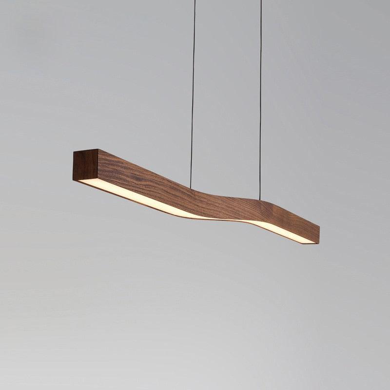 ChandeliersDecor.com-Kitchen Island-Wave Light: Wooden Wave Bar Hanging Light for Kitchen