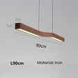 ChandeliersDecor.com-Kitchen Island-Wave Light: Wooden Wave Bar Hanging Light for Kitchen