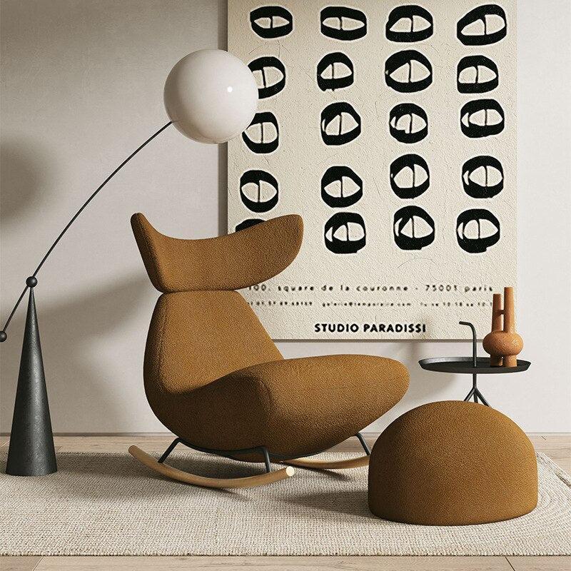 ChandeliersDecor.com-Rocking Chairs-Whale Sofa Rocking Chair - Ideal Seating for Relaxation