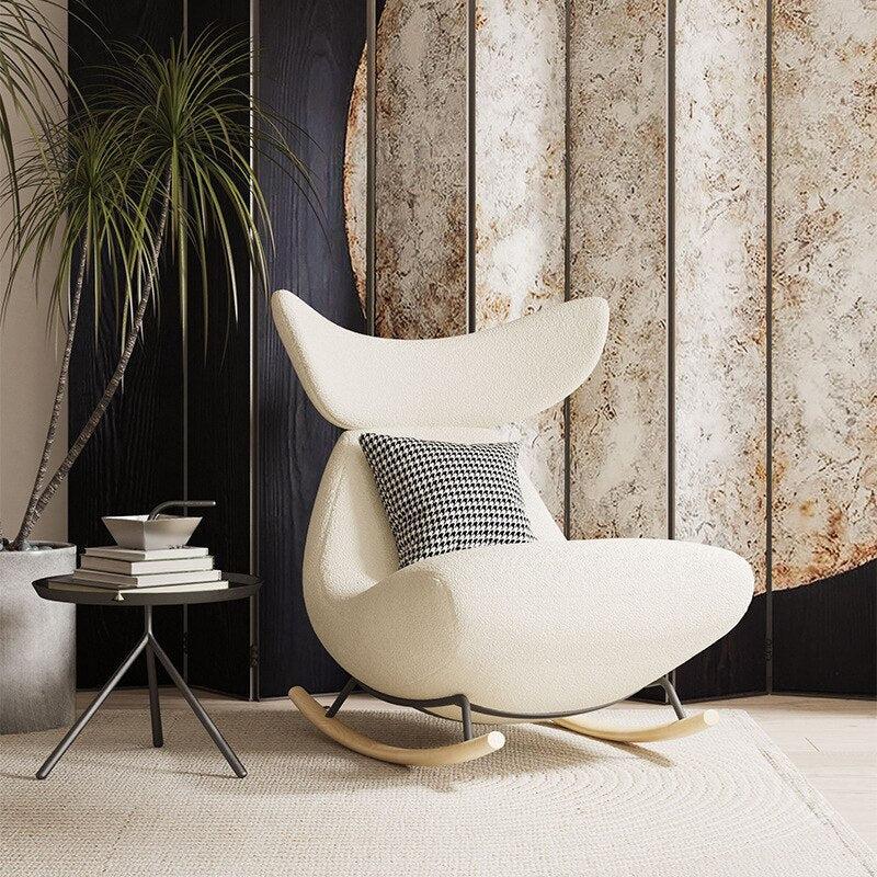 ChandeliersDecor.com-Rocking Chairs-Whale Sofa Rocking Chair - Ideal Seating for Relaxation