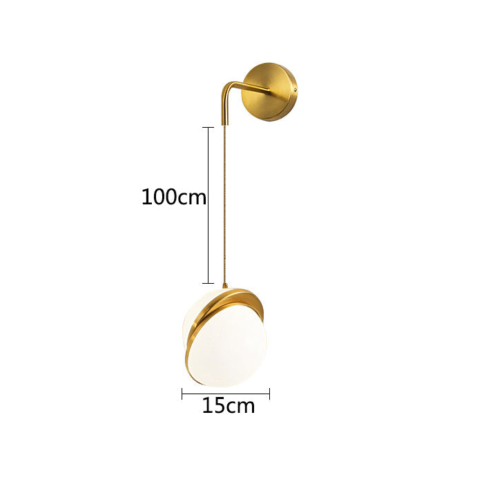 ChandeliersDecor.com-Pendant Lights-White Glass Ball Bubble LED Pendant Lights - Modern Style