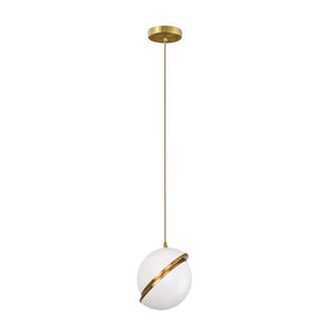 ChandeliersDecor.com-Pendant Lights-White Glass Ball Bubble LED Pendant Lights - Modern Style