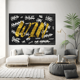 ChandeliersDecor.com-Wall Posters-WIN victory Motivational Art - Canvas Wall Art