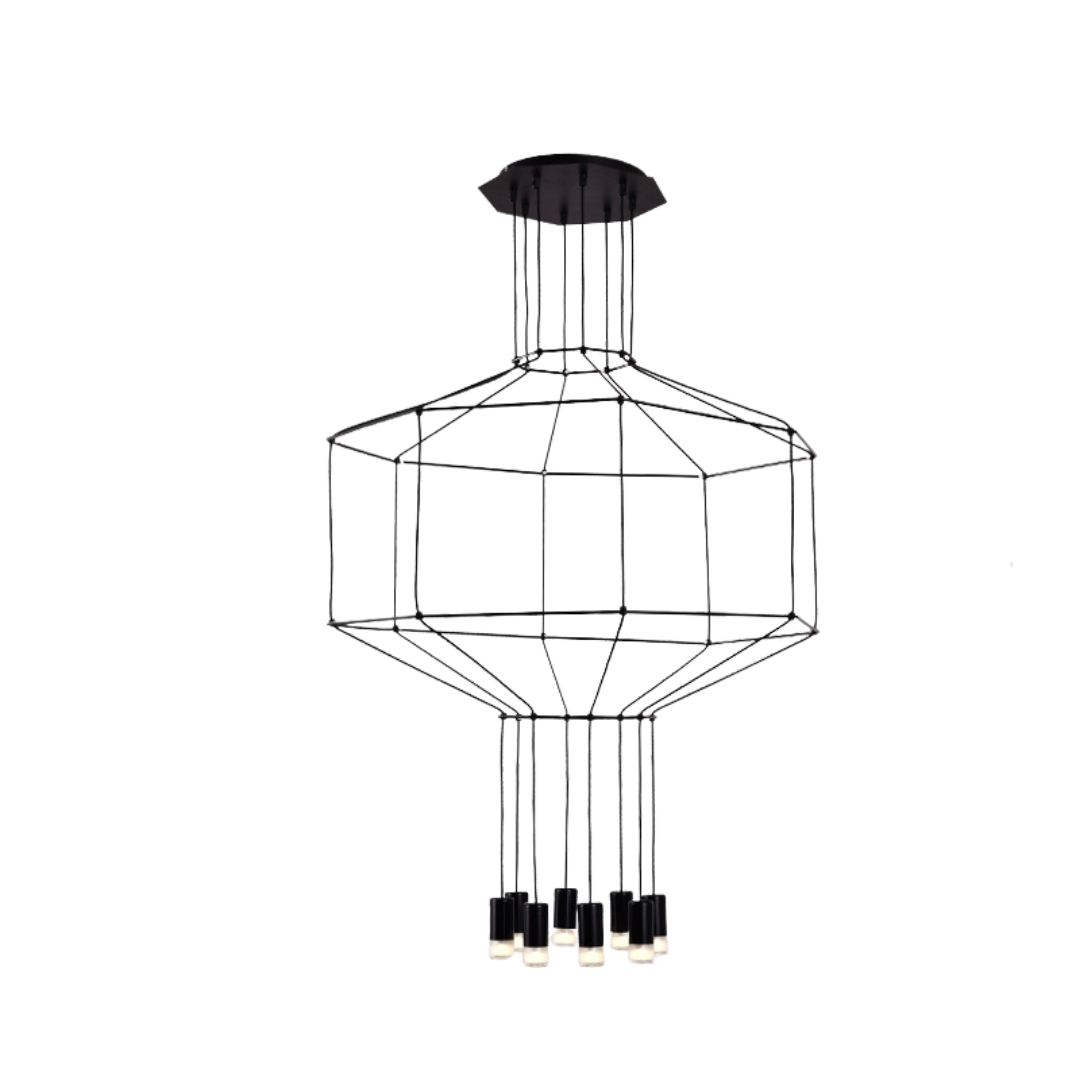 ChandeliersDecor.com-Chandeliers-Wireflow LED Chandelier - Illuminate Your Space