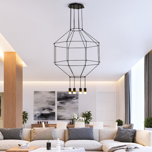 ChandeliersDecor.com-Chandeliers-Wireflow LED Chandelier - Illuminate Your Space