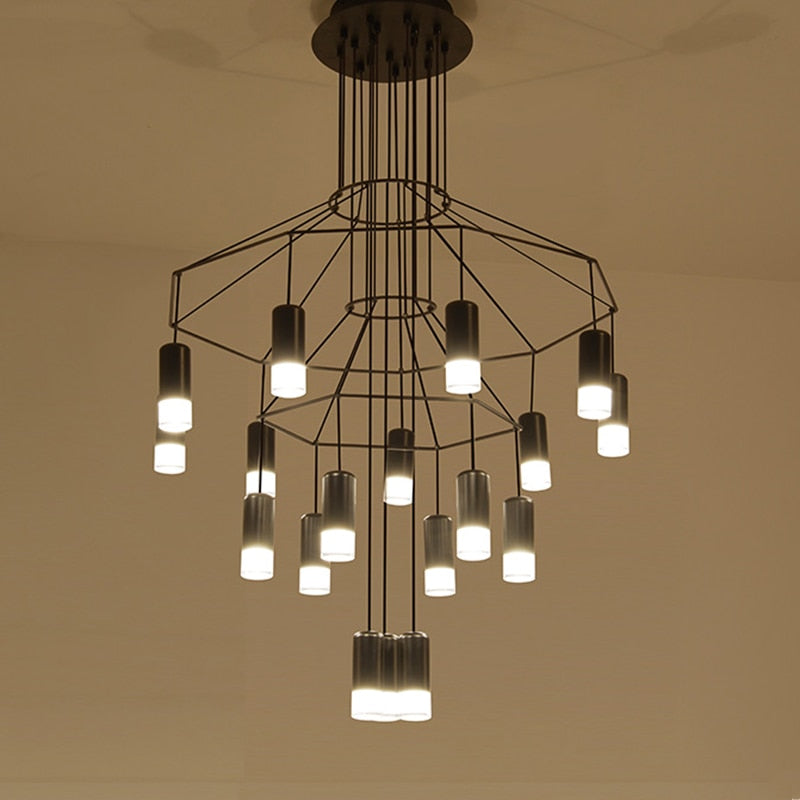 ChandeliersDecor.com-Chandeliers-Wireflow LED Chandelier - Illuminate Your Space