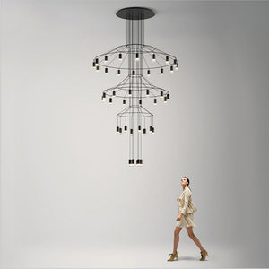 ChandeliersDecor.com-Chandeliers-Wireflow LED Chandelier - Illuminate Your Space