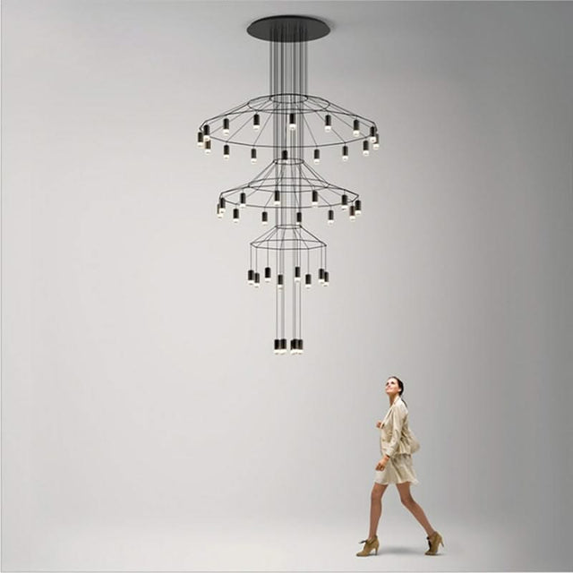 Wireflow LED Chandelier - Illuminate Your Space-ChandeliersDecor.com