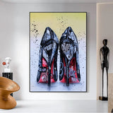 ChandeliersDecor.com-Wall Posters-Women High Heels Shoes Graffiti Art High Heels Poster