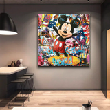 ChandeliersDecor.com-Wall Posters-Wonderful Mickey Mouse Canvas Wall Art - High-Quality Décor