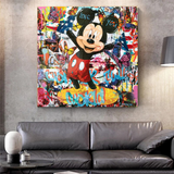 ChandeliersDecor.com-Wall Posters-Wonderful Mickey Mouse Canvas Wall Art - High-Quality Décor