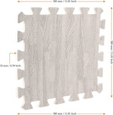 ChandeliersDecor.com-Play Mats-Wood Effect Puzzle Play Mat Tiles: Ideal for Safe Play Areas