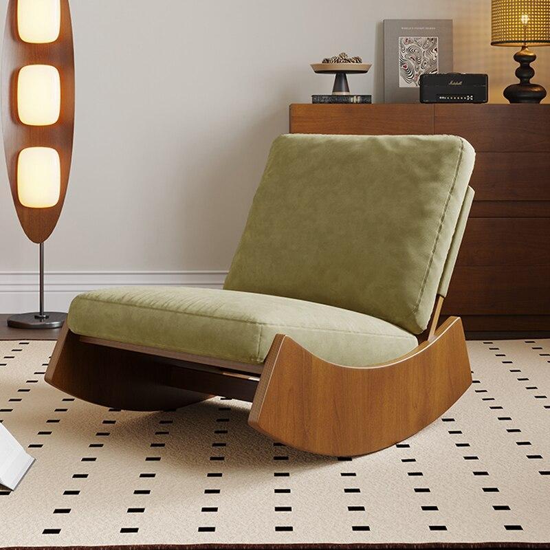 ChandeliersDecor.com-Recliners-Wood Rocking Sofa Chair: Exceptional Comfort and Style