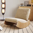 ChandeliersDecor.com-Recliners-Wood Rocking Sofa Chair: Exceptional Comfort and Style