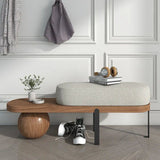 ChandeliersDecor.com-Benches-Wood Shoe Changing Ottoman Stool