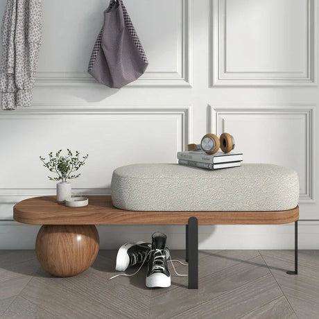 ChandeliersDecor.com-Benches-Wood Shoe Changing Ottoman Stool