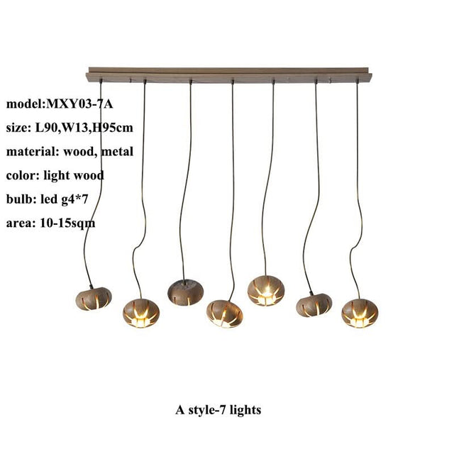 Wooden LED Chandelier: Illuminate with Natural Charm-ChandeliersDecor.com
