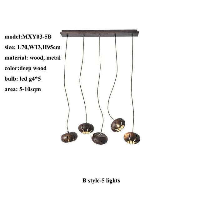 Wooden LED Chandelier: Illuminate with Natural Charm-ChandeliersDecor.com
