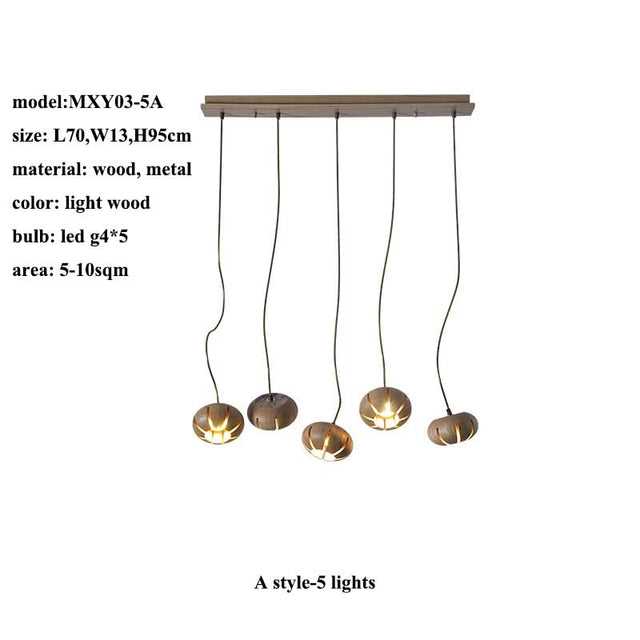 Wooden LED Chandelier: Illuminate with Natural Charm-ChandeliersDecor.com