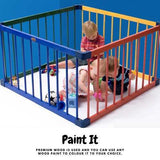 ChandeliersDecor.com-Playpen and Ball Pits-Wooden Play Fence - Perfect Playpen Fencing Solution
