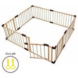 ChandeliersDecor.com-Playpen and Ball Pits-Wooden Play Fence - Perfect Playpen Fencing Solution