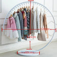 ChandeliersDecor.com-Drying Racks & Hangers-Wrought Iron Circular Floor Standing Coat Rack