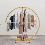 ChandeliersDecor.com-Drying Racks & Hangers-Wrought Iron Circular Floor Standing Coat Rack