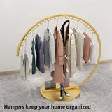 ChandeliersDecor.com-Drying Racks & Hangers-Wrought Iron Circular Floor Standing Coat Rack