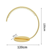 ChandeliersDecor.com-Drying Racks & Hangers-Wrought Iron Circular Floor Standing Coat Rack