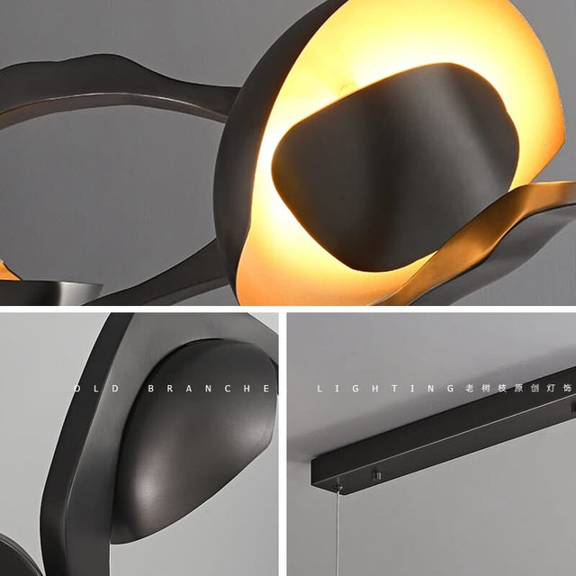 XXX LED Rocks Style Chandelier Dining Island-ChandeliersDecor.com