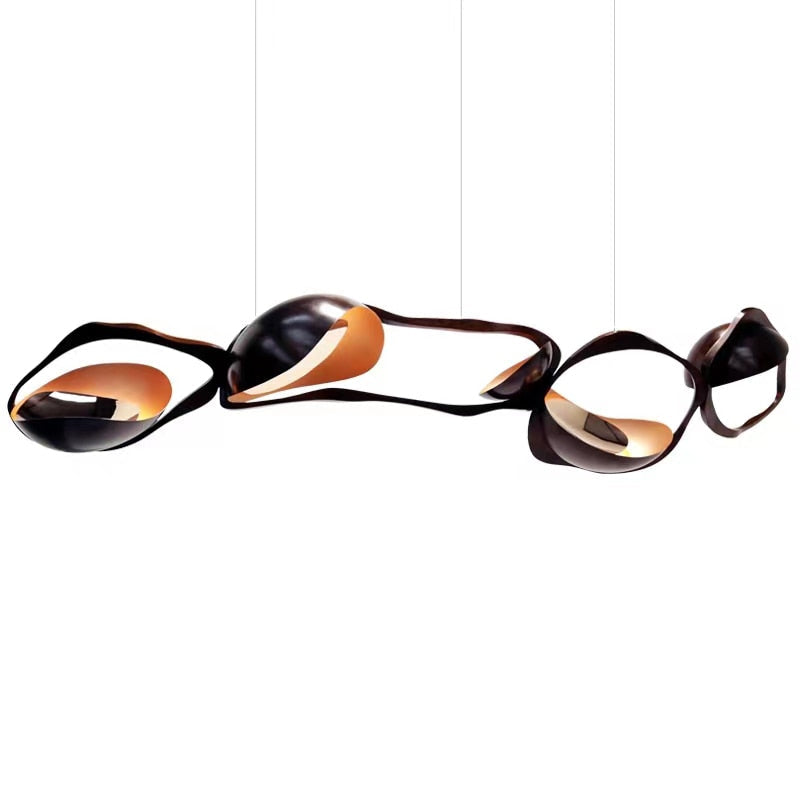 ChandeliersDecor.com-Kitchen Island-XXX LED Rocks Style Chandelier Dining Island