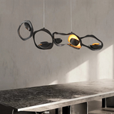 ChandeliersDecor.com-Kitchen Island-XXX LED Rocks Style Chandelier Dining Island