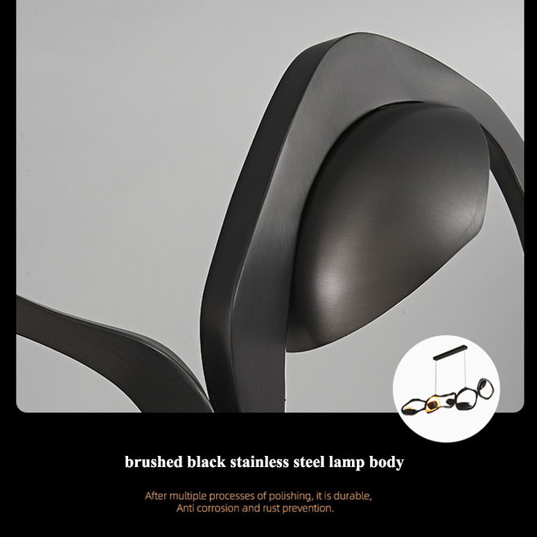 ChandeliersDecor.com-Kitchen Island-XXX LED Rocks Style Chandelier Dining Island