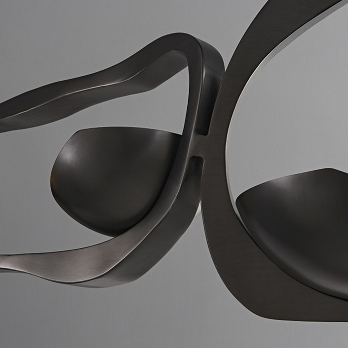 ChandeliersDecor.com-Kitchen Island-XXX LED Rocks Style Chandelier Dining Island