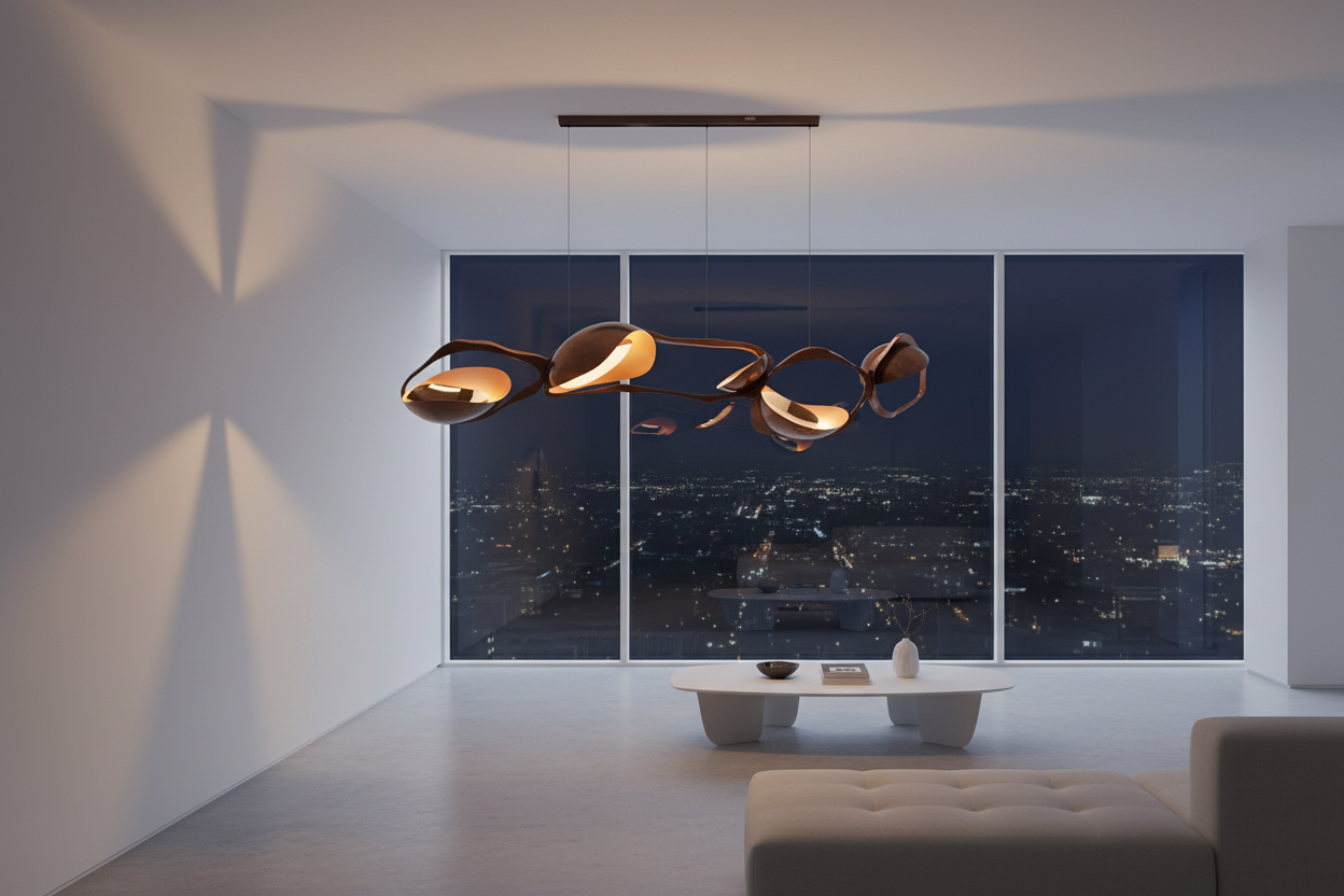 XXX LED Rocks Style Chandelier Dining Island-ChandeliersDecor.com