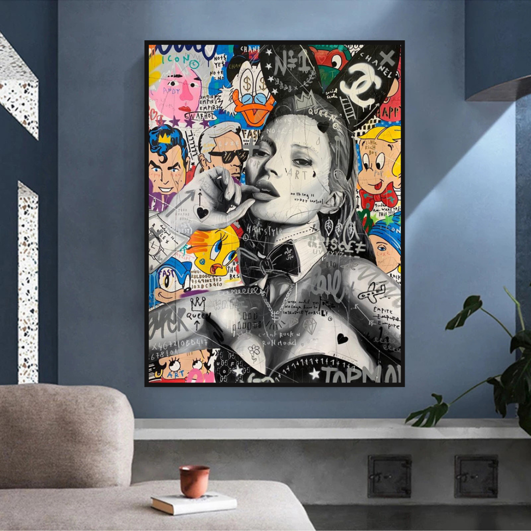 Chanel: Kate Moss Bunny Art ‚Äì Authentic Luxury Fashion-ChandeliersDecor