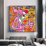 Chanel: Pink Panther Canvas Art - The Best-ChandeliersDecor