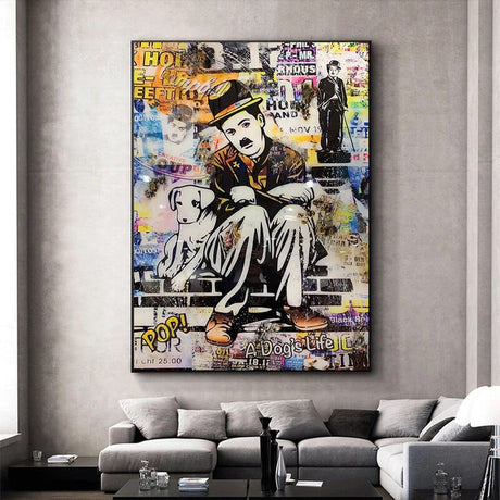 Charlie Chaplin Dogs Life Art: Discover Exquisite Pieces